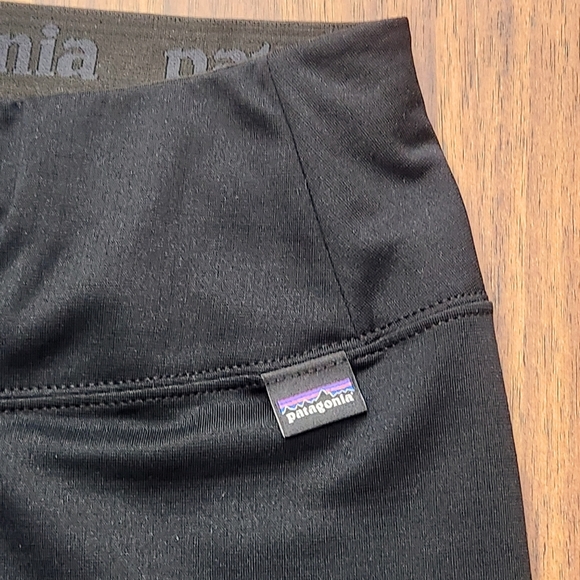 PATAGONIA Women's Midweight Capilene Baselayer Performance Leggings XS Black - Picture 3 of 5